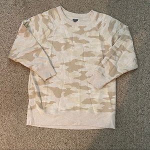 Aerie nude camo pullover